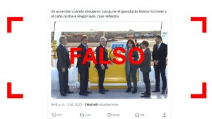 Una desinformación que vuelve: el gasoducto ex Néstor Kirchner no fue una “simulación”; opera desde agosto de 2023​