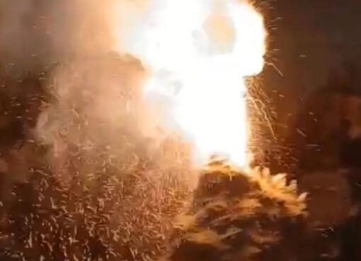 Pergamino: quisieron simular la erupción de un volcán para una feria de ciencias y explotó